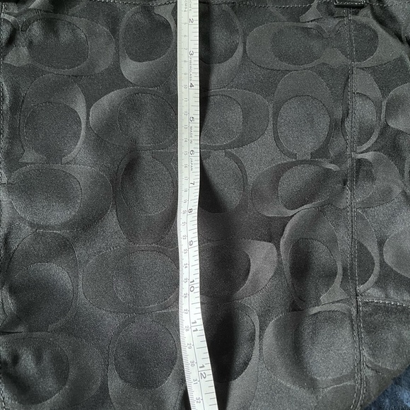 Coach Poppy black fabric tote bag. Excellent condition!❣️ - Picture 7 of 11
